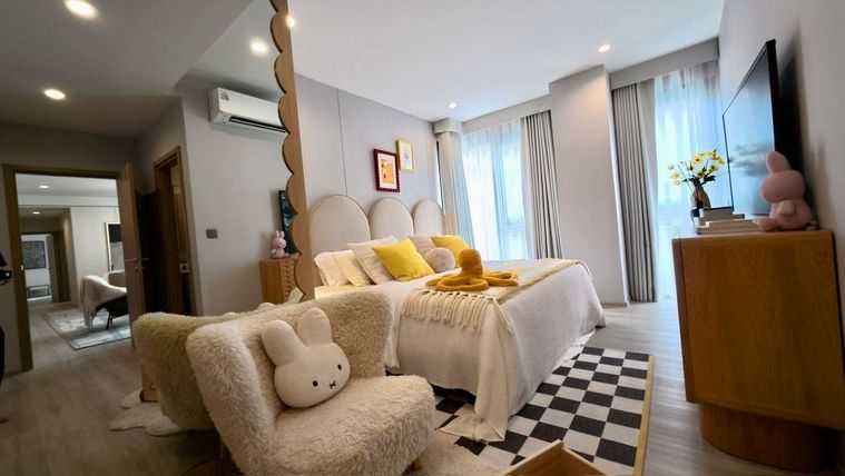 ห้องว่างให้เช่า !!! PYNN Soonvijai 3 ห้องนอน 3 ห้องน้ำ ราคา 145,000 บาท ขนาด 137 ตร.ม. ห้องใหญ่ ใจกลางเมือง พระราม 9 ใกล้โรงพยาบาลกรุงเทพ