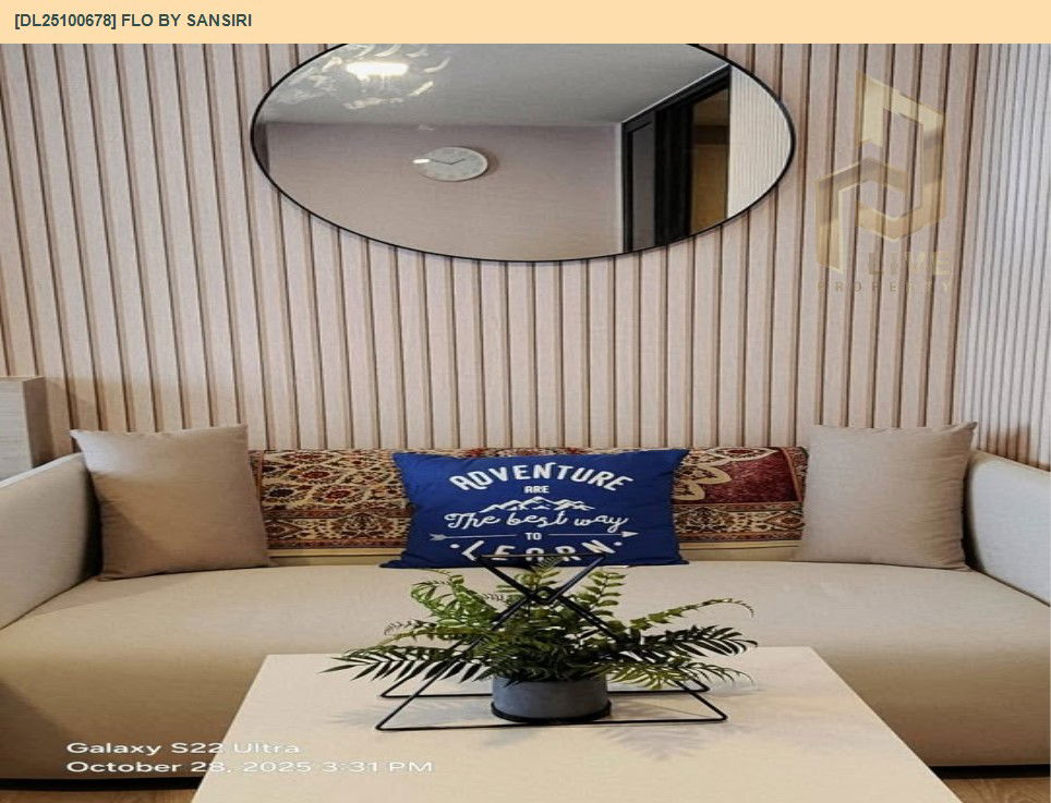 picture DL25100678 Condo for rent, FLO by Sansiri near -, ready to move in, call urgently 0638692663 LineID @655ebbvc - 2/10