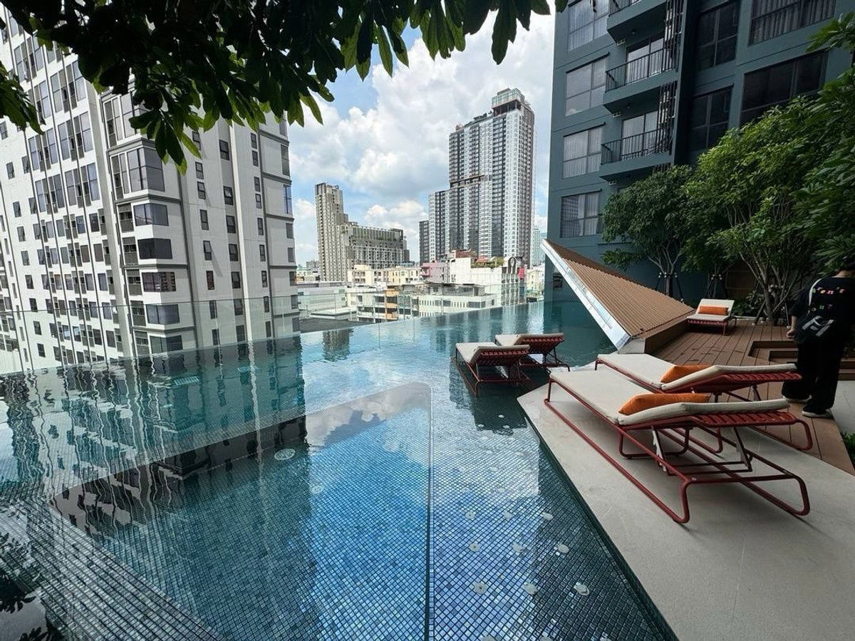 รูป ให้เช่า!!! คอนโด The Stage Mindscape Ratchada-Huai Khwang 1 ห้องนอน 1 ห้องน้ำ ขนาด 26 ตร.ม ชั้น 8 ราคา 18,000 บาท พร้อมอยู่  - รูปที่ 14/15