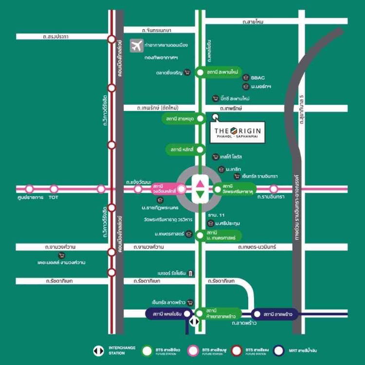 รูป 💥DL-9275💥ว่าง ให้ เช่า  ดิ ออริจิ้น พหลฯ - สะพานใหม่  👉แอดไลน์ @expertcondo  - รูปที่ 9/12