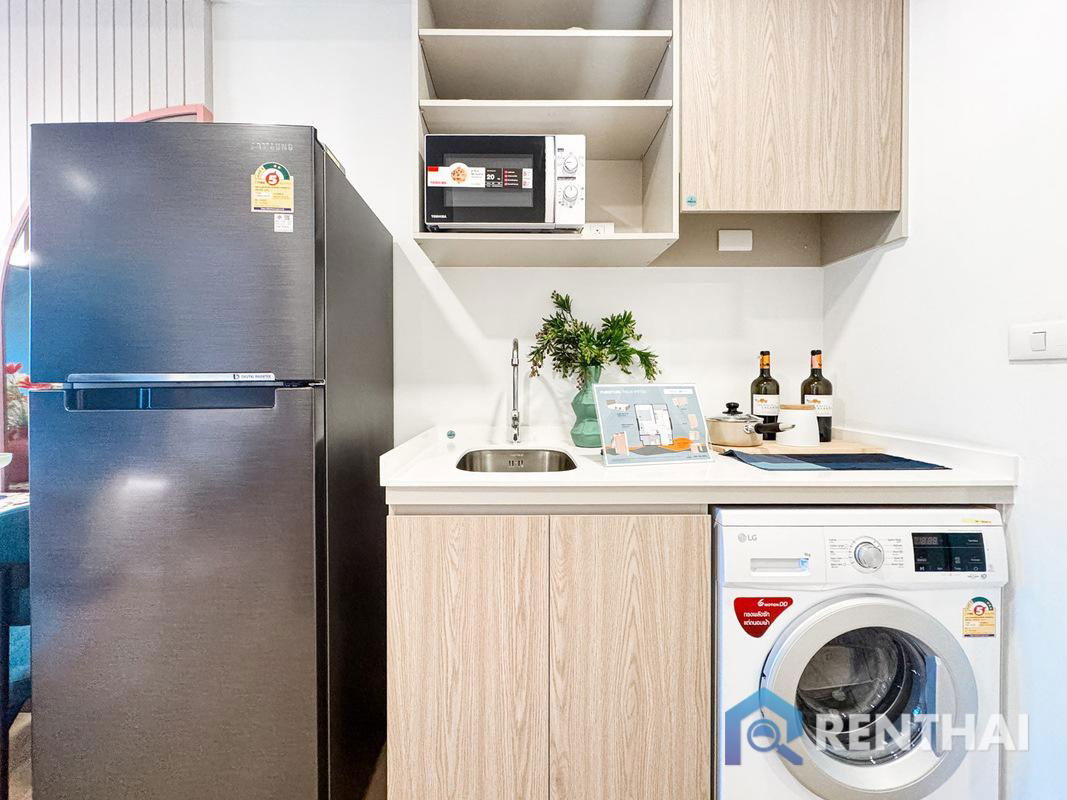 รูป ห้องแบบ 1 ห้องนอน ขนาด 29 ตร.ม. ออกแบบลงตัว ใช้พื้นที่อย่างชาญฉลาด  พร้อมเข้าอยู่. - รูปที่ 14/21