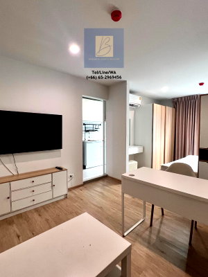 Condos for rent : For rent a condo that located only 240 meters from BTs Talatphlu Station. Fully furnished and is ready to move in 
