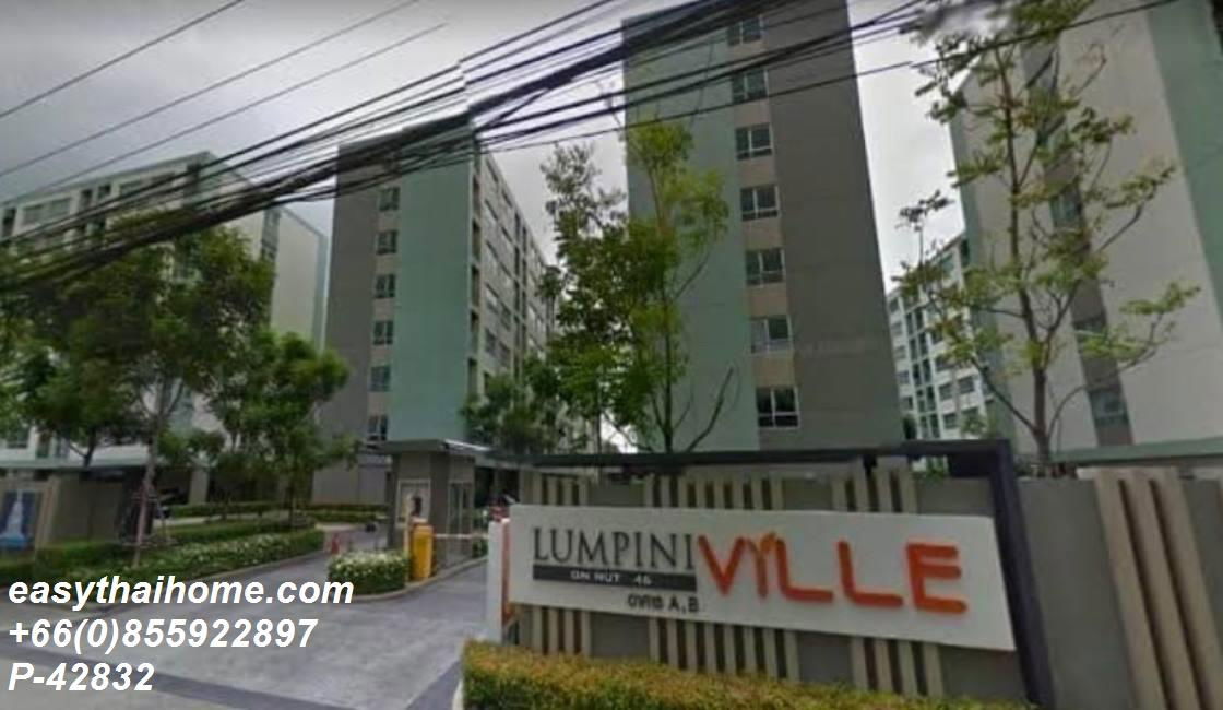 picture P-42832 Condo for sell Lumpini Ville On Nut 46 fully furnished. - 3/7