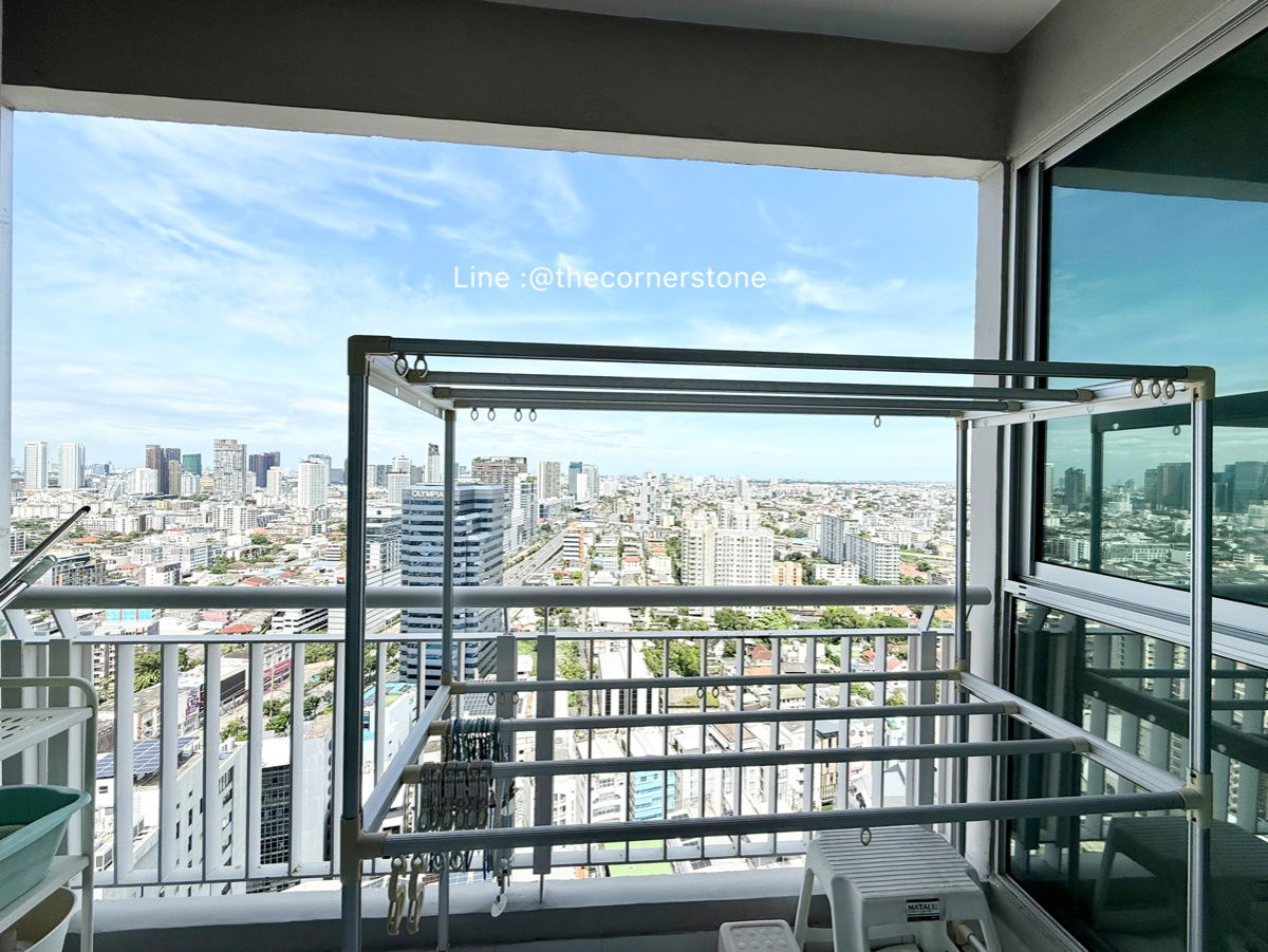 รูป พร้อมให้เช่า❗️"𝐑𝐡𝐲𝐭𝐡𝐦 𝐑𝐚𝐭𝐜𝐡𝐚𝐝𝐚"  1 ห้องนอน ✅ ห้องมุม✅ ห้องใหญ่ " 𝟓𝟏 ตร.ม." ชั้นสูง ติด MRT-รัชดาภิเษก [251368] - รูปที่ 11/12