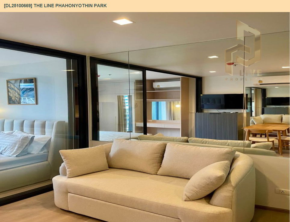 picture DL25100669 Condo for rent, THE LINE Phahonyothin Park near BTS Ha Yaek Lat Phrao, ready to move in, call urgently 0638692663 LineID @655ebbvc - 6/13