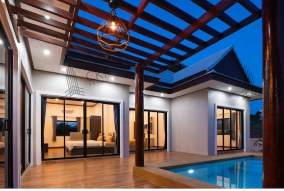 picture House for rent at a great price — pool villa in Pranburi with a private swimming pool, located close to the sea and mountains. - 5/11