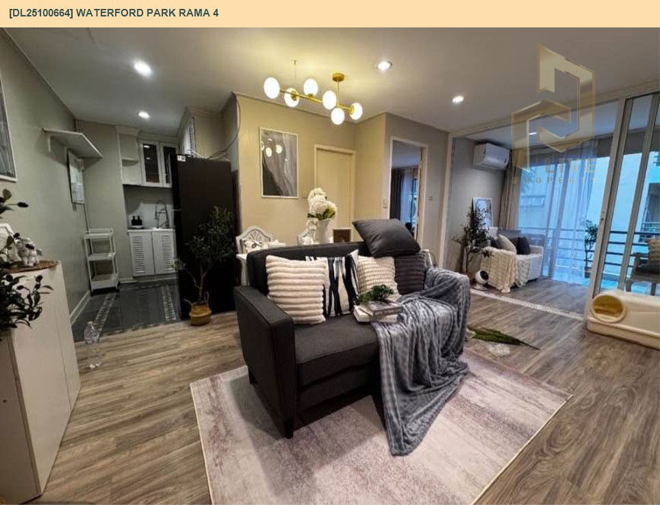รูป DL25100664 ให้เช่าคอนโด วอเตอร์ฟอร์ด พาร์ค พระราม 4 (Waterford Park Rama 4) ใกล้ BTS พระโขนง พร้อมเข้าอยู่ โทรด่วน 0614453194 LineID @162cjixi - รูปที่ 2/11