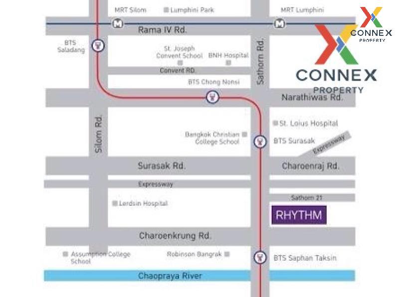 picture 🔥🔥🔥 FOR RENT condo , RHYTHM Sathorn-Narathiwas , Duplex , nice view , BTS-Chong Nonsi , Thungmahamek , Sa Thon , Bangkok , CX-00687 ✅ Live chat with us ADD LINE @connexproperty ✅ 🔥🔥🔥 - 3/12