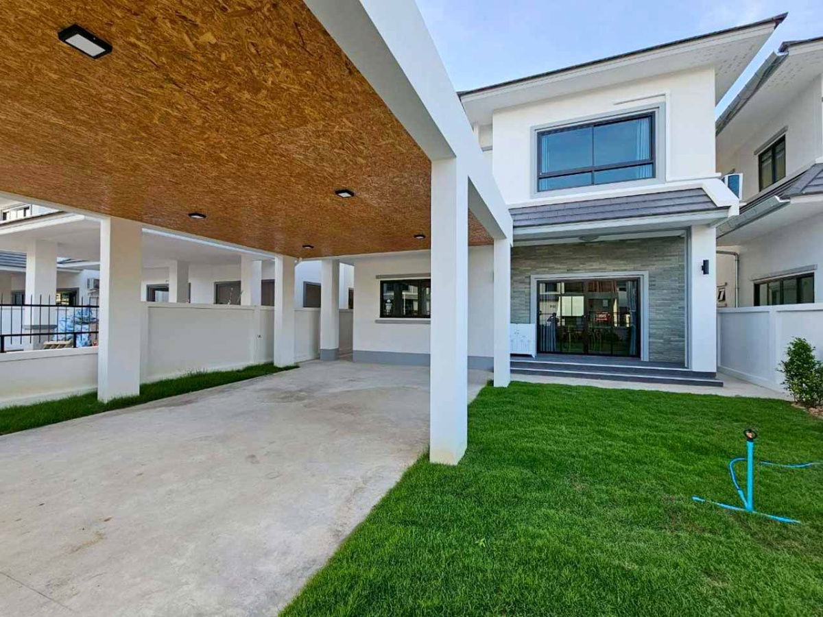 รูป ให้เช่าบ้านใหม่ 🏡 2 ชั้น ใกล้โรงเรียนนานาชาติหลายแห่ง หนองหอย-หนองผึ้ง เชียงใหม่ - รูปที่ 2/19