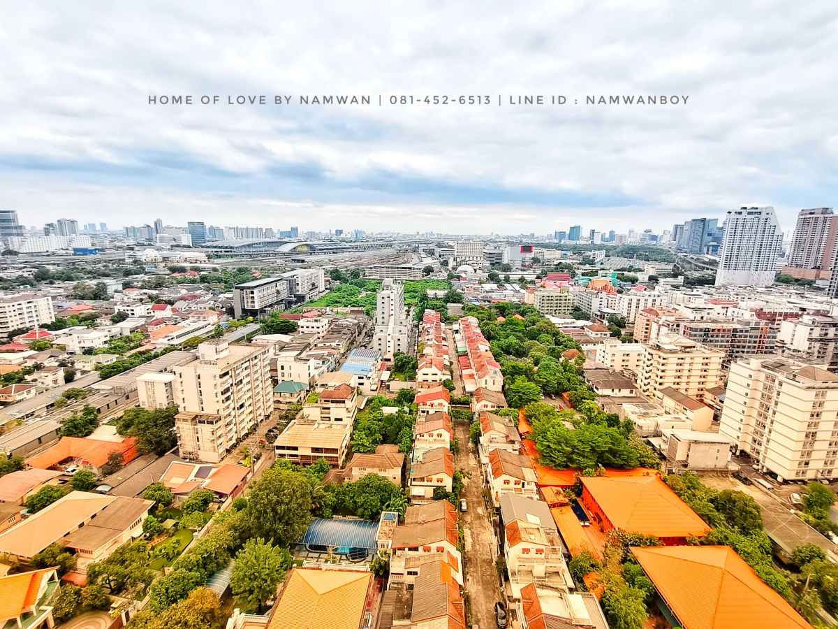 รูป ((ให้เช่า)) เดอะ ไลน์พหล-ประดิพัทธ์ ใกล้ BTS สะพานควาย แบบสองห้องนอน - รูปที่ 25/28