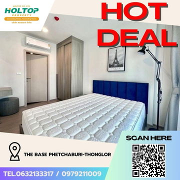 #Z2897💥 281068 🔥ให้เช่าคอนโด THE BASE Phetchaburi-Thonglor