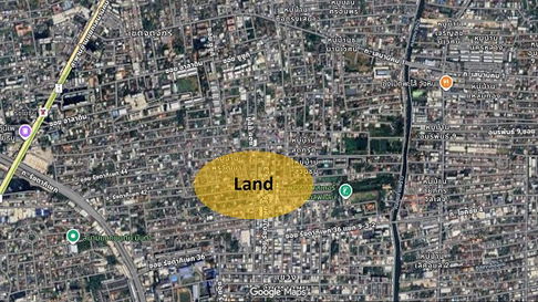 ขายที่ดินทำเลทองกลางรัชดา 36 ถนนเข้าออกสะดวก 