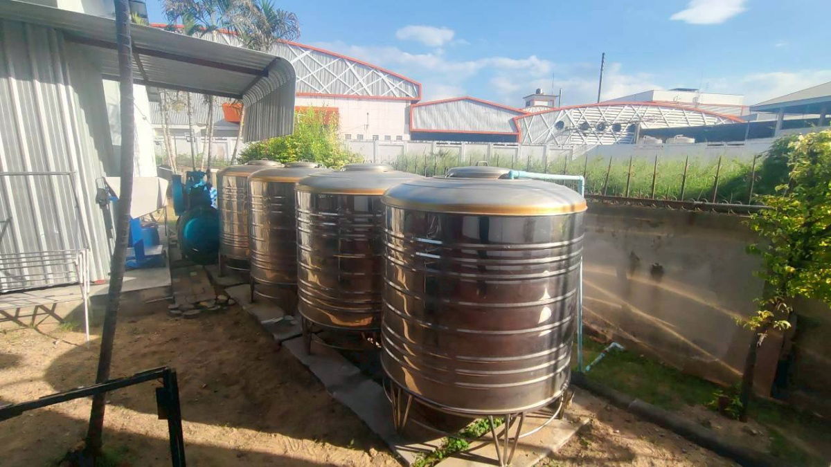 picture Land for sale, 4-0-10 rai, with an office building and a 3-story residential house on Bang Bua Thong Road, Suphanburi. - 7/33