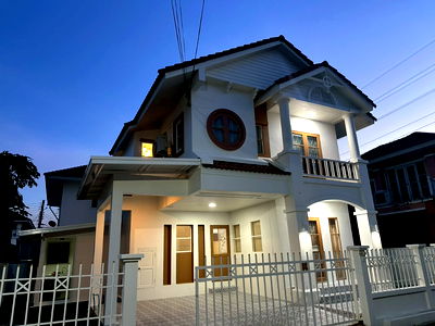 เช่าบ้านเดี่ยว ม.ธรรมศาสตร์ ศูนย์รังสิต : บ้านเดี่ยวหมู่บ้านร่มรื่น กรีนพาร์ค รังสิต ใกล้มหาวิทยาลัยกรุงเทพ มหาวิทยาลัยธรรมศาสตร์ ฟิวเจอร์ปาร์ค สงบร่มรื่น เดินทางสะดวก