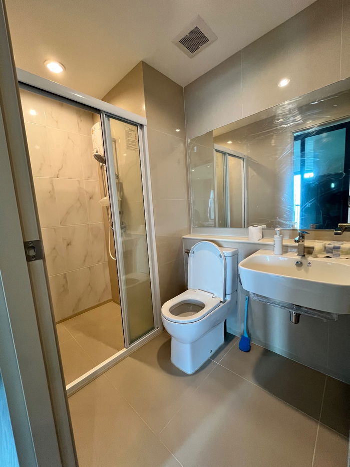 รูป ให้เช่าคอนโด ASPIRE เอราวัณ ไพร์ม ติด BTS ช้างเอราวัณ ตึก A  ตึกที่อยู่ด้านนอกติดถนน 32 ตรม - รูปที่ 13/16