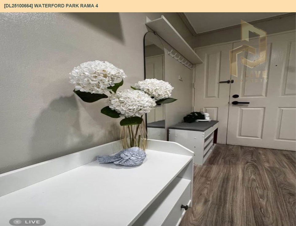 รูป DL25100664 ให้เช่าคอนโด วอเตอร์ฟอร์ด พาร์ค พระราม 4 (Waterford Park Rama 4) ใกล้ BTS พระโขนง พร้อมเข้าอยู่ โทรด่วน 0614453194 LineID @162cjixi - รูปที่ 11/11