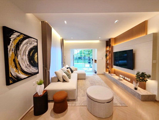 รูป [ให้เช่า] หมู่บ้าน วิลาจจิโอ 3 ศรีนครินทร์ - บางนา / 4 ห้องนอน 3 ห้องน้ำ / 57 ตรว. 190 ตรม. **85,000** บ้านเดี่ยวเฟสใหม่ ตกแต่งสวย ใกล้ห้างเมกาบางนา - รูปที่ 2/14