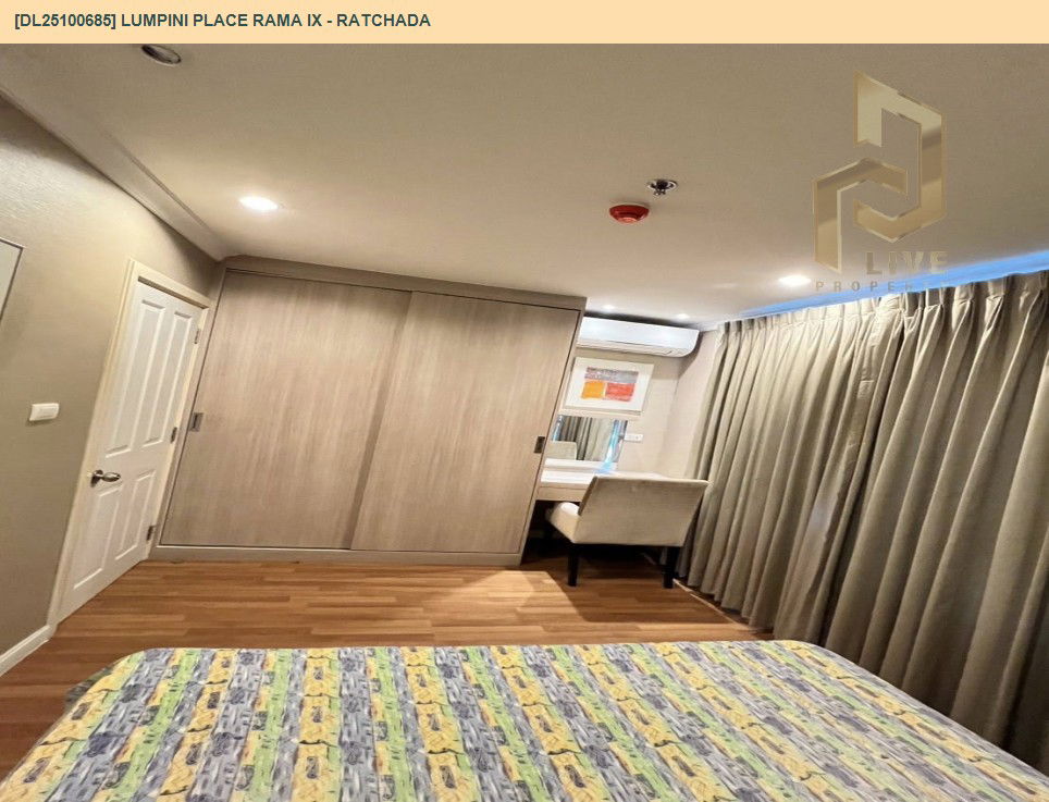 picture DL25100685 Condo for rent, Lumpini Place Rama IX - Ratchada near MRT พระราม 9, ready to move in, call urgently 0638692663 LineID @655ebbvc - 6/9