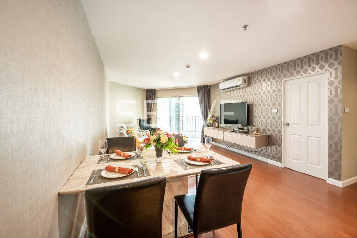 รูป 🔥ห้องดูเพล็กซ์ 3นอน มีอ่างอาบน้ำ ราคาดีมาก ชั้นสูงสุด วิวดีมาก เฟอร์ครบ พร้อมอยู่ บนทำเลดี ใกล้ MRTพระราม 9 @ Belle Grand Rama 9 - รูปที่ 3/15