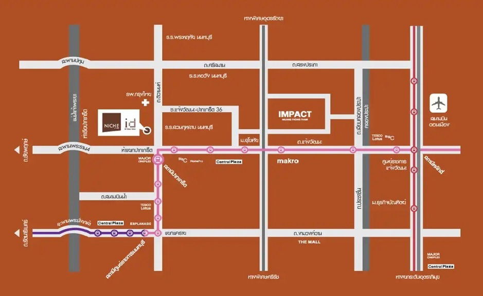 picture Code: KJ9423  for rent Niche id @ Pakkret Station // Line ID: @kjcondo (with @) // - 17/19