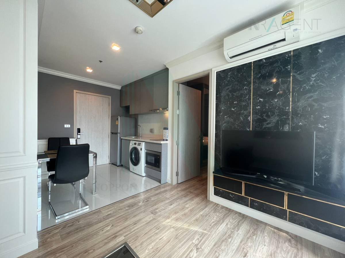 รูป 🔺 ให้เช่าคอนโด ริทึ่ม สุขุมวิท 36-38 อาคาร 1 ชั้น 9 1 ห้องนอน ขนาด 34 ตรม ใกล้ Rain Hill - รูปที่ 2/8