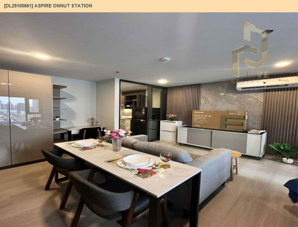 picture DL25100661 Condo for rent, Aspire Onnut Station near -, ready to move in, call urgently 0638692663 LineID @523dslwi - 2/9