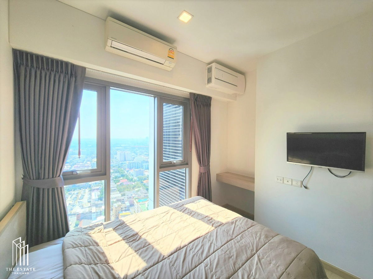 picture For rent Whizdom Connect, high floor, unobstructed view, fully furnished, near Punnawithi BTS Station @ 17,000 Baht - 7/7