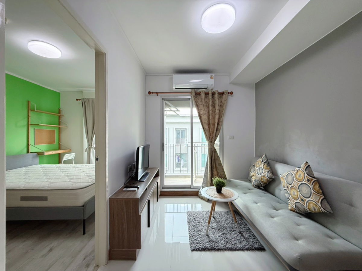 รูป ให้เช่าห้องวิวสวน คอนโดแชปเตอร์ วัน เดอะ แคมปัส เกษตร Chapter One The Campus Kaset ใกล้ม.เกษตร บางเขน 200 เมตร ใกล้รถไฟฟ้า BTS สถานีเสนานิคม 100 เมตร - รูปที่ 1/18