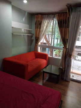 ให้เช่า พีจี พระราม 9 มีเฟอร์นิเจอร์+เครื่องใช้ไฟฟ้าครบ