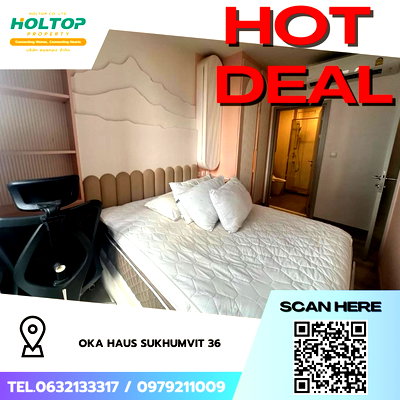 Condos for rent : #Z2898💥 281068 🔥Condo for rent: Oka Haus Sukhumvit 36