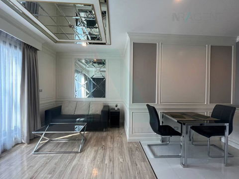 ให้เช่าคอนโด ริทึ่ม สุขุมวิท 36-38 อาคาร 1 ชั้น 9 1 ห้องนอน ขนาด 34 ตรม ใกล้ Rain Hill