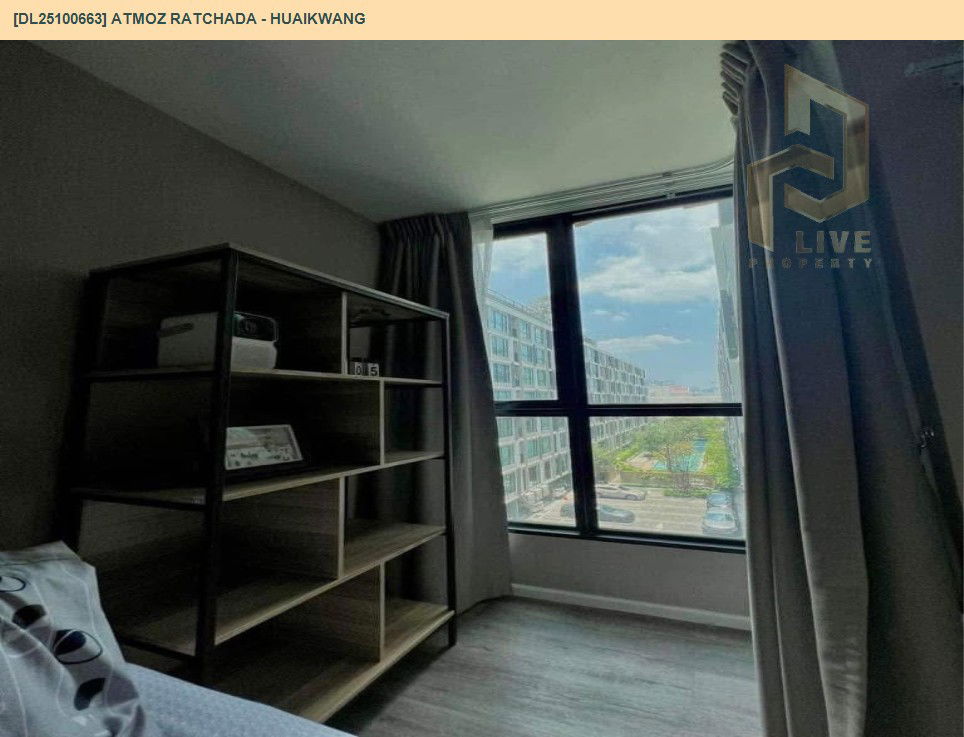 รูป DL25100663 ให้เช่าคอนโด แอทโมช รัชดา - ห้วยขวาง (Atmoz Ratchada - Huaikwang) ใกล้ MRT ห้วยขวาง พร้อมเข้าอยู่ โทรด่วน 0616298946 LineID @523dslwi - รูปที่ 3/7