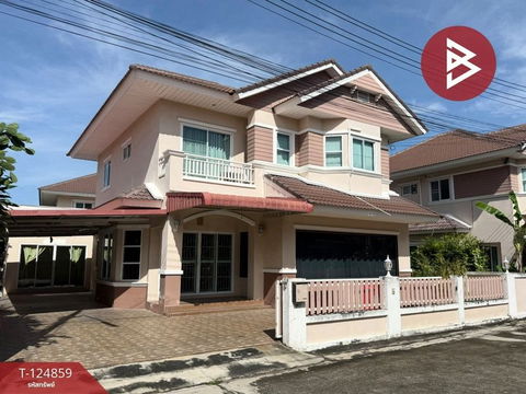 ขาย บ้านเดี่ยว 2 ชั้น  มณีรินทร์ กรีนพาร์ค อ่างศิลา (Maneerin Green Park Ang Sila) เนื้อที่  85 ตารางวา