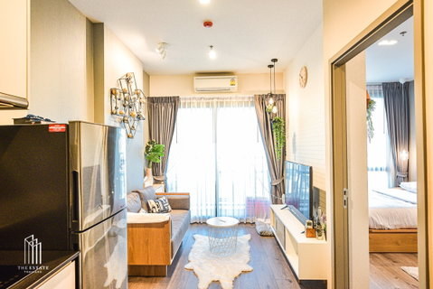 รูปภาพ Whizdom Avenue Ratchada-Ladprao for rent. Beautifully decorated and stylish. High floor, north facing, next to MRT Lat Phrao. @19,000 Baht