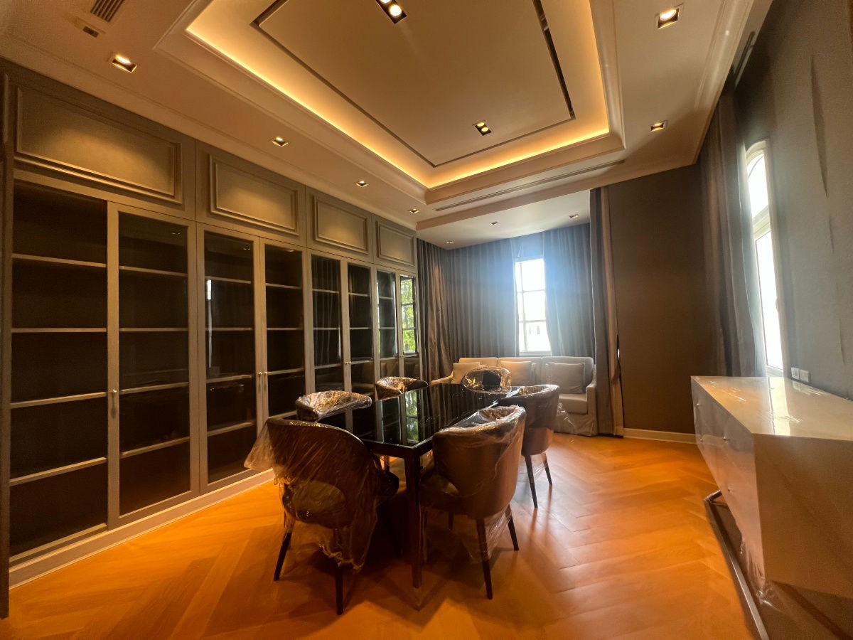 รูป 	บ้านหรู 5 ห้องนอน เลียบด่วนรามอินทรา พร้อมแต่ง ริมทะเลสาบ  - รูปที่ 4/24