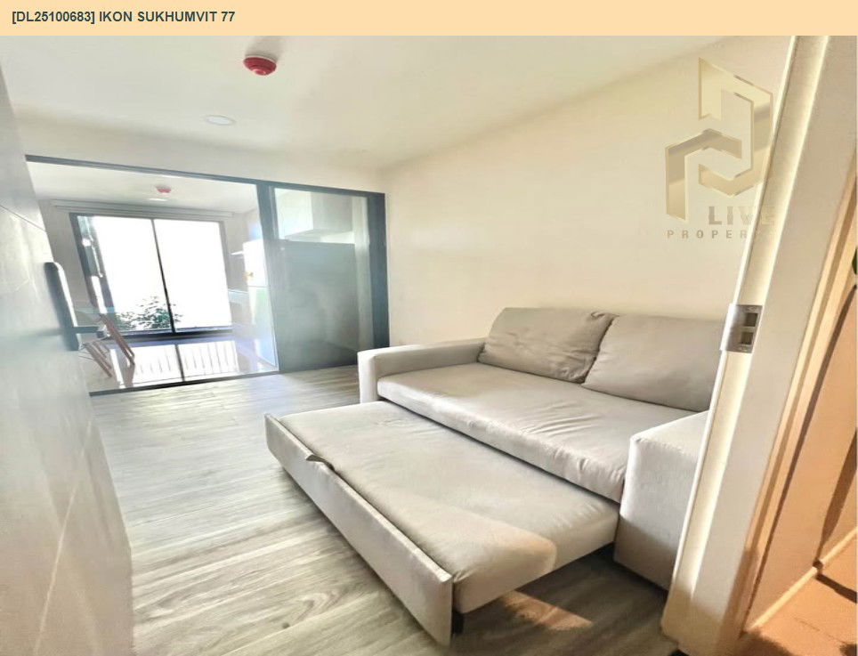 รูป DL25100683 ให้เช่าคอนโด ไอคอน สุขุมวิท 77 (IKON Sukhumvit 77) ใกล้ BTS อ่อนนุช พร้อมเข้าอยู่ โทรด่วน 0653619502 LineID @534wlwof - รูปที่ 11/11
