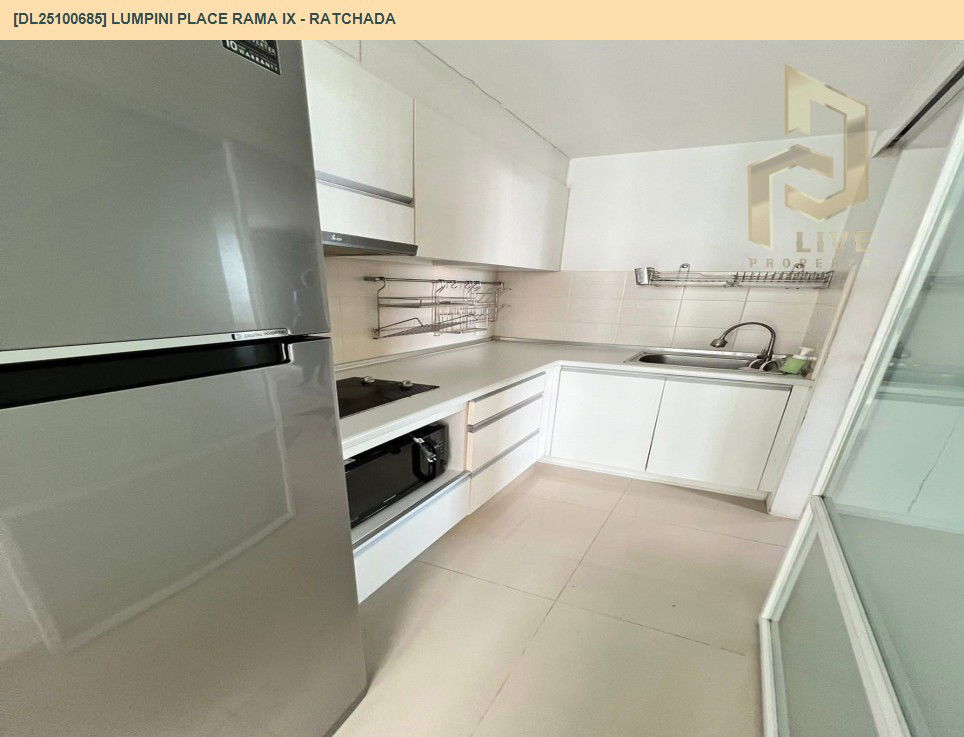 picture DL25100685 Condo for rent, Lumpini Place Rama IX - Ratchada near MRT พระราม 9, ready to move in, call urgently 0638692663 LineID @655ebbvc - 8/9