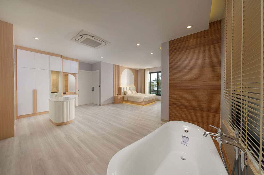 รูป บ้านพลูวิลล่า 4 ห้องนอน ใกล้ปั๊ม ปตท. แม่เหียะ ใกล้พืชสวนโลก - รูปที่ 40/44