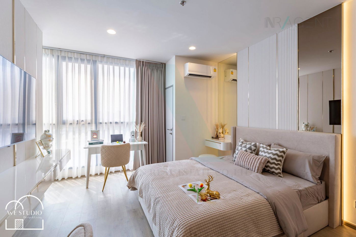 picture 🎉 For Rent Condo THE CROWN RESIDENCES Building 1, Floor 8,Studio, Room size 27 sqm - 4/8