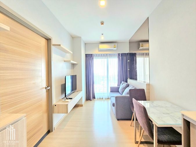 For rent Whizdom Connect ตกแต่งสไตล์หรูแบบอบอุ่นด้วยโทนไม้และหินอ่อนที่ วิวโล่งสบายตา@16,000 Baht