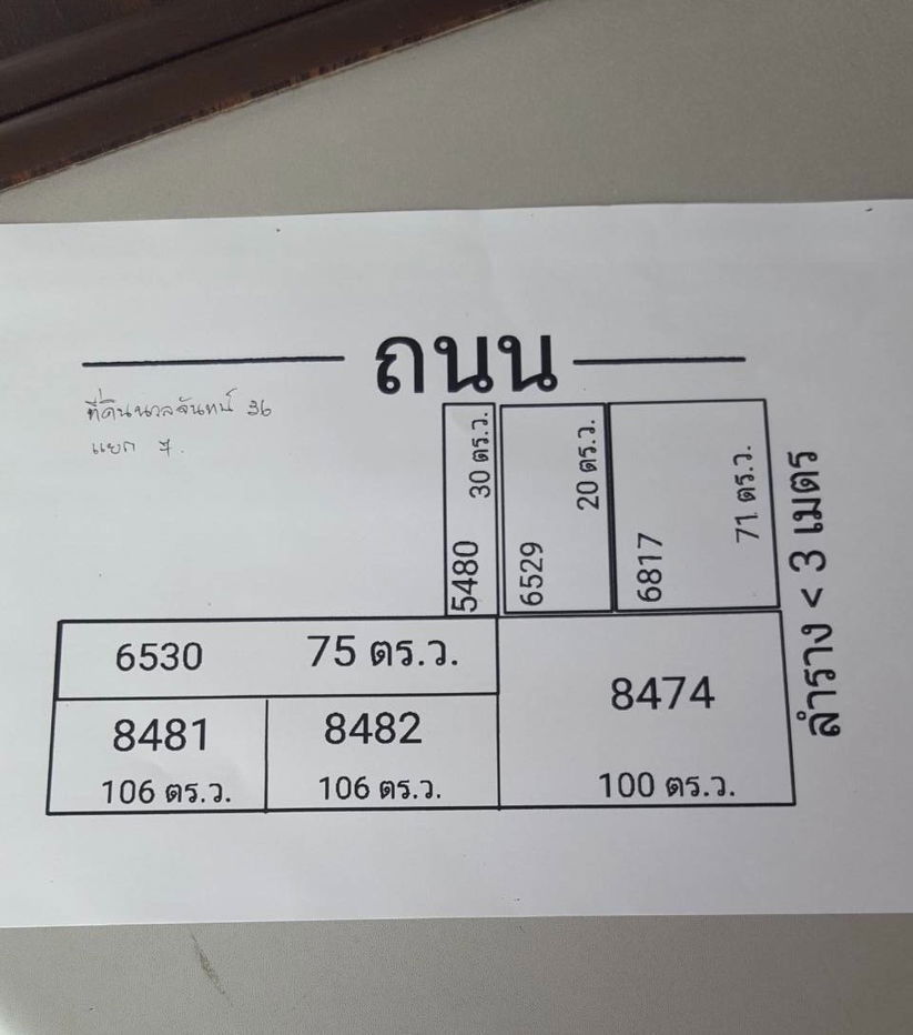 รูป ขายที่ดินย่านซอยรามอินทรา 46 แยก7 (ต่อรองราคาได้) (เจ้าของขายเอง) - รูปที่ 5/7