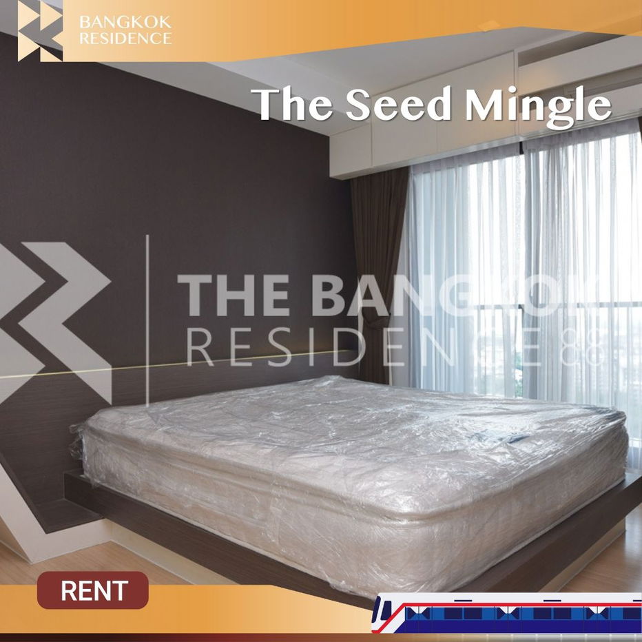 picture  The Seed Mingle 🌟 Stylishly furnished, high-floor unit  🏙️, near MRT Lumpini  - 1/12