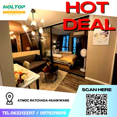 Condos for rent : #Z2899💥 281068 🔥Condo for rent: Atmoz Ratchada-Huaikwang