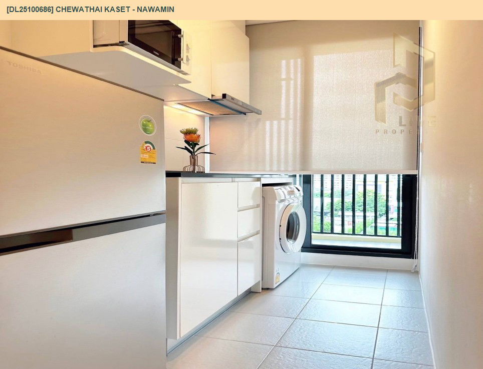 รูป DL25100686 ให้เช่าคอนโด ชีวาทัย เกษตร - นวมินทร์ (Chewathai Kaset - Nawamin) ใกล้ - พร้อมเข้าอยู่ โทรด่วน 0616298946 LineID @523dslwi - รูปที่ 6/7