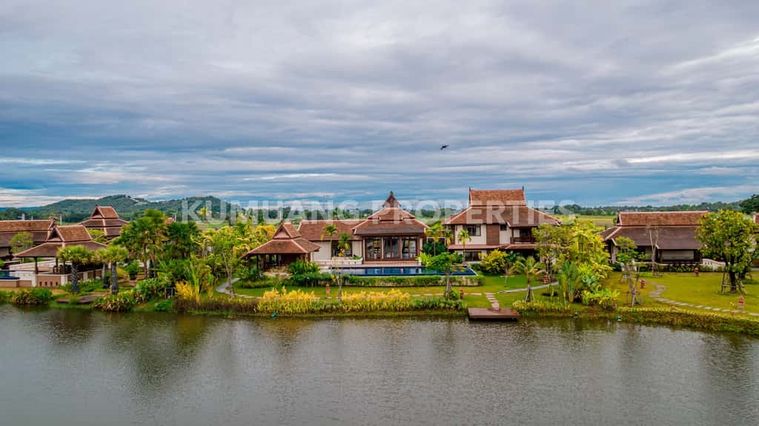 บ้านสไตล์ล้านนา ติดเลคใหญ่ วิวภูเขา 360 องศา