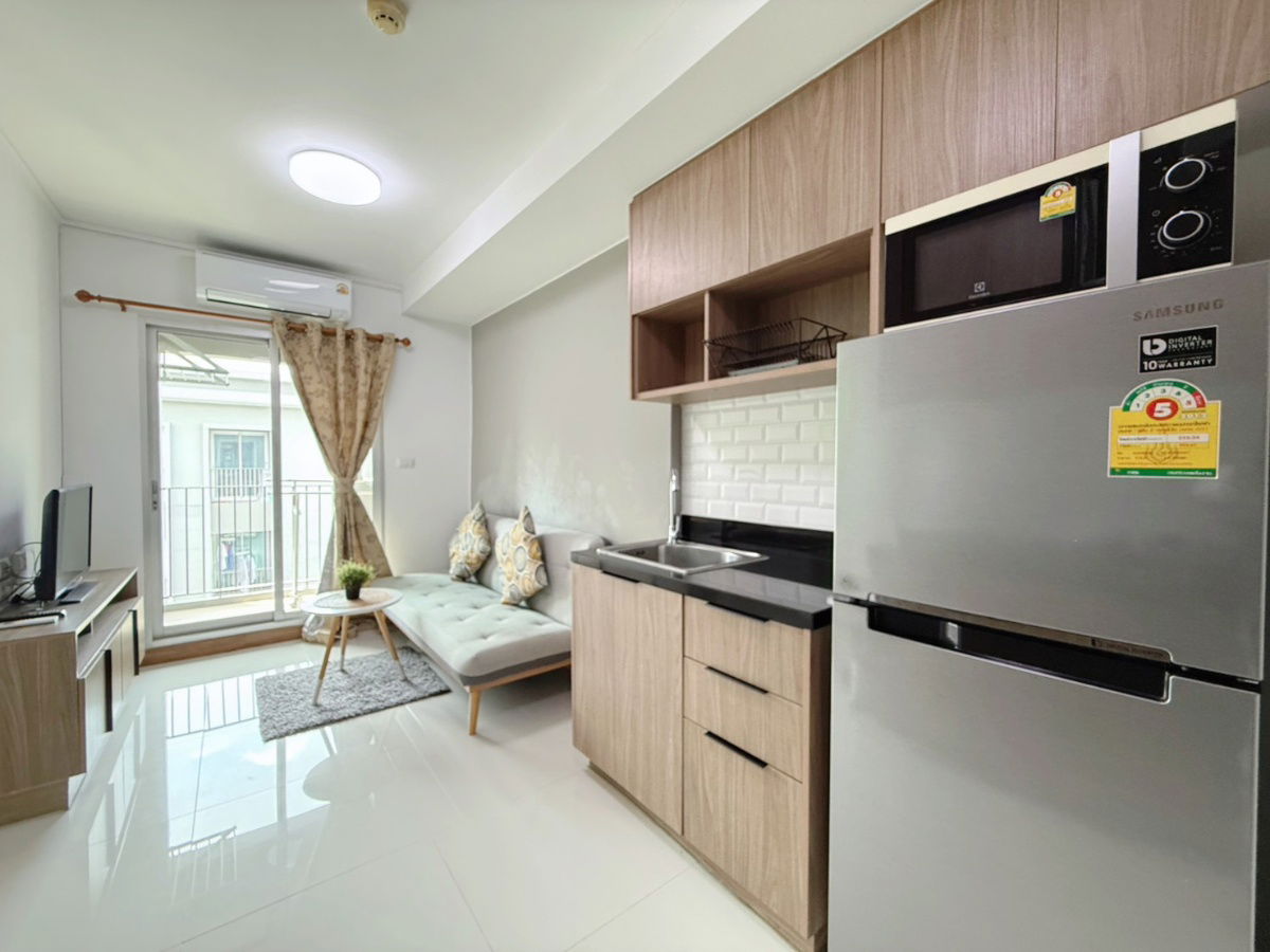 รูป ให้เช่าห้องวิวสวน คอนโดแชปเตอร์ วัน เดอะ แคมปัส เกษตร Chapter One The Campus Kaset ใกล้ม.เกษตร บางเขน 200 เมตร ใกล้รถไฟฟ้า BTS สถานีเสนานิคม 100 เมตร - รูปที่ 8/18