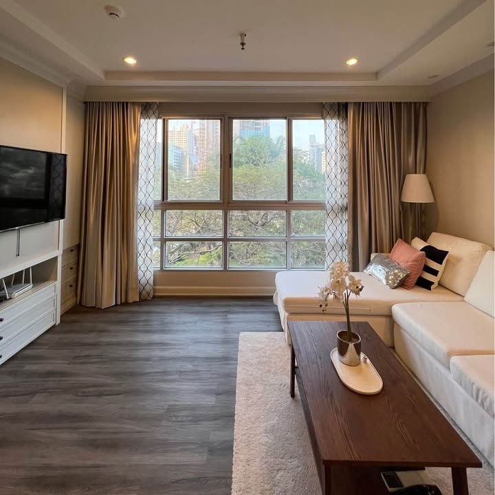 รูป TA8473📲LineID @556ryccg🚄2 ห้องนอน 92 ตรม ชั้น 2 พร้อมเฟอร์นิเจอร์ Pathumwan Resort ข้างกรมปศุสัตว์ ใกล้BTSพญาไท - รูปที่ 1/7