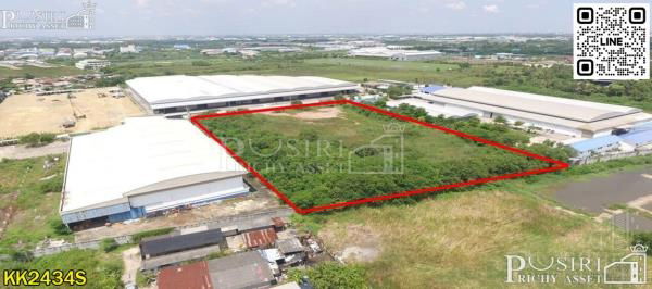 รูป ที่สวย 9 ไร่ หน้ากว้าง ทรงดี ถมแล้วใช้สร้างได้ทันที ใกล้ ถ.เอกชัย ไทวัสดุใหม่ ขอใบ รง.4 ได้ - KK2434S - รูปที่ 2/5