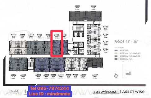 Owner post ขายดาวน์ Modiz Avantgarde โมดิซ อาวองการ์ด ชั้น 33 (1 Bedroom)