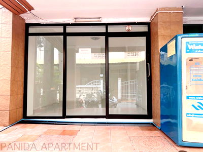 เช่าพื้นที่ขายของ นนทบุรี : ให้เช่า ห้องร้านค้า ตึกภนิดา อพาร์ทเม้นท์
